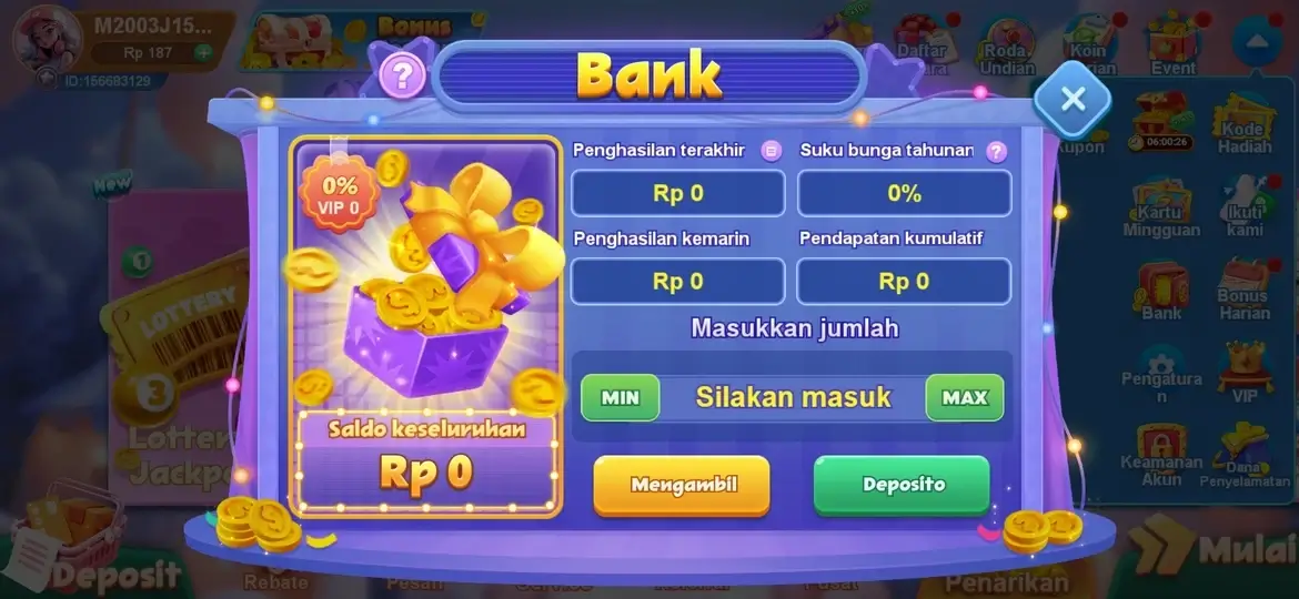 V87 APK Screenshot Tampilan Utama